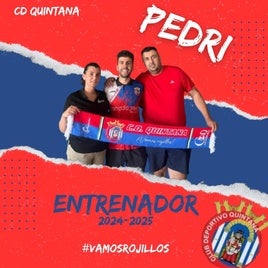 Pedri Nogales, anunciado como nuevo entrenador del CD Quintana