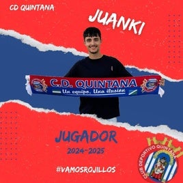 El CD Quintana anuncia el primer fichaje de la temporada 2023/24