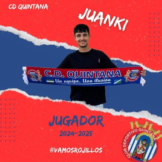 El CD Quintana anuncia el primer fichaje de la temporada 2023/24
