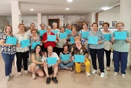 Finalizado el 'Curso Memoria' 2023/2024 en el Centro de Mayores de Quintana