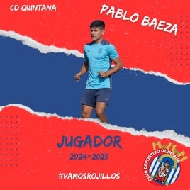 El CD Quintana anuncia el tercer fichaje de la temporada 2024/25