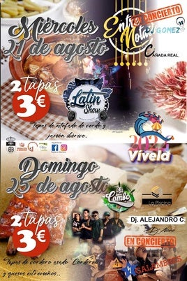 ¡Vive el mediodía! los días 21 y 25 de agosto