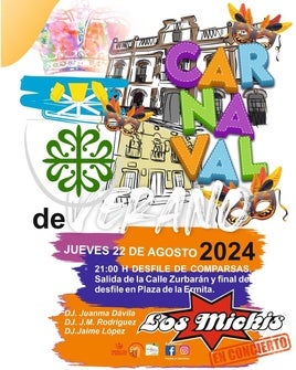 El Ayuntamiento avanza la programación del 'Carnaval de Verano 2024'