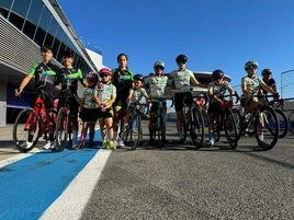 Buen papel del Quintana-La Piscina Escuela Ciclista en el Bike Jerez