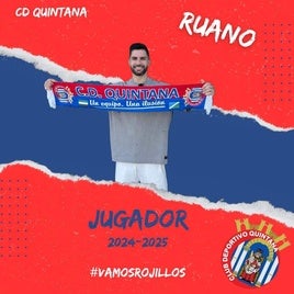 Ruano vuelve al CD Quintana