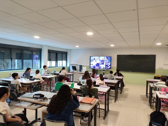 Charla de prevención en el IES Quintana sobre el tabaquismo entre jovenes