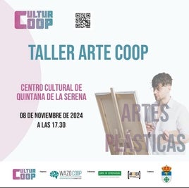 Taller de 'Arte Coop' esta tarde en el Centro Cultural de Quintana