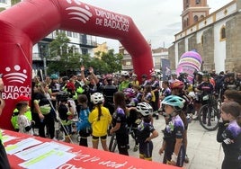 Las participantes en la prueba