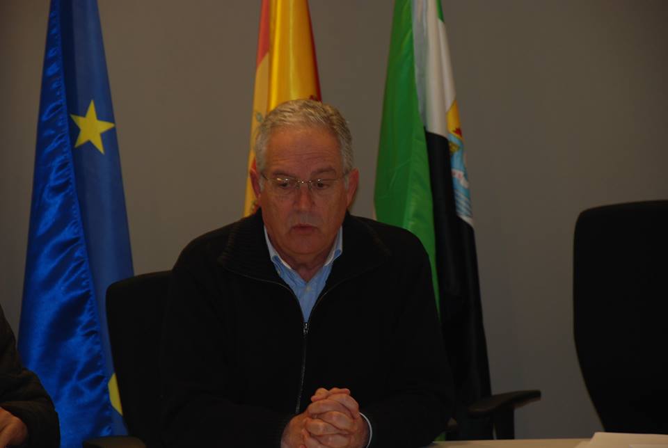 Francisco Martos tras ser elegido presidente del CEDER. CEDIDA