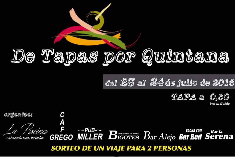 Siete bares locales celebrarán el próximo fin de semana ‘De tapas por Quintana’