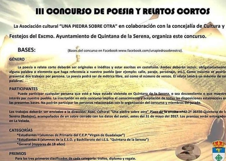 Cartel de presentación de la actividad 