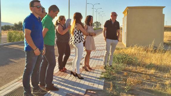La visita de la consejera de Educación el pasado mes de julio 