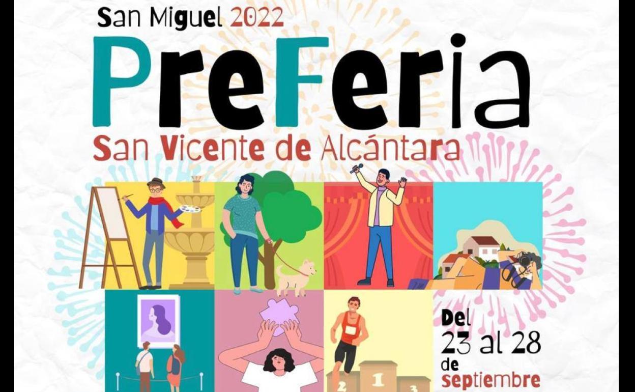 Cartel anunciador de las actividades. 