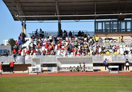 Gradas de la Ciudad Deportiva.
