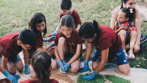 San Vicente celebra la tercera edición del Certamen de Alfombras Infantiles del Corpus Christi