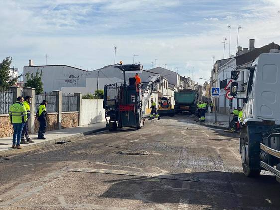 Varias zonas de la localidad se encuentran en obras