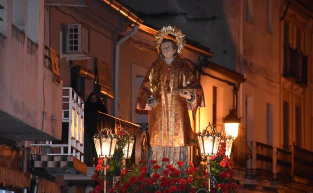 San Vicente Mártir, patrón de la localidad. 