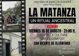 Cartel anunciador del documental.