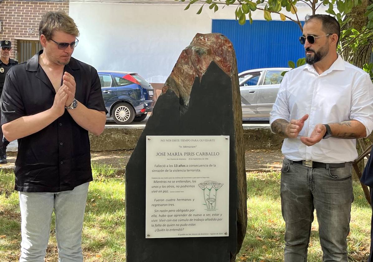 Homenaje al sanvicenteño Jose María Piris, el primer niño asesinado por ETA