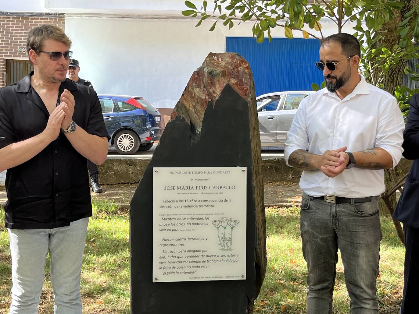 Imágenes del acto celebrado en memoria de Jose María Piris (I)