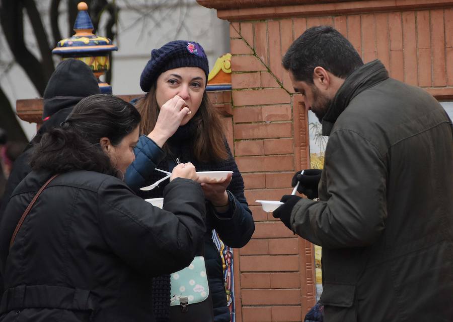 La lluvia que cayó a última hora de la mañana redujo la participación en el evento
