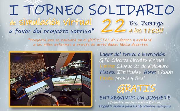 Rotary Cáceres estrena un torneo solidario de simulación virtual a favor del &#039;Proyecto Sonrisa&#039;