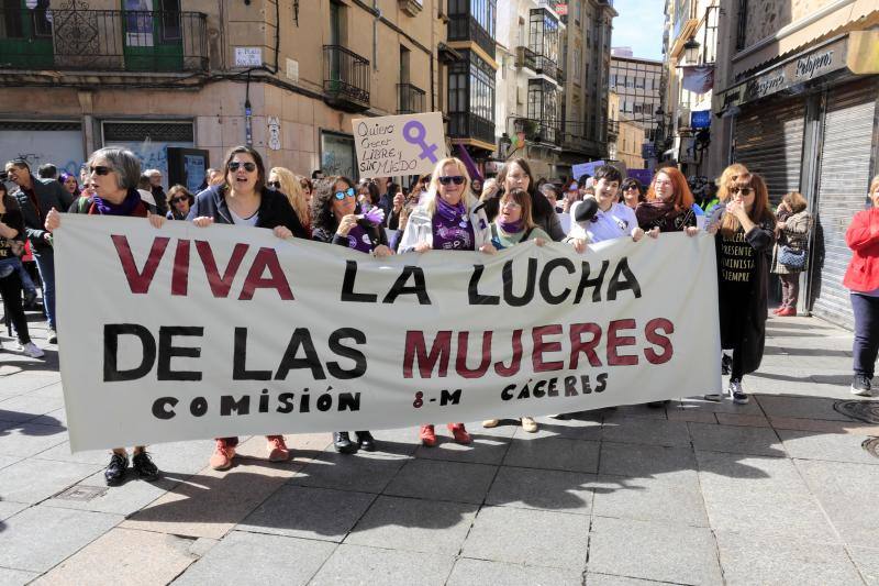 Manifestación en Cáceres. 