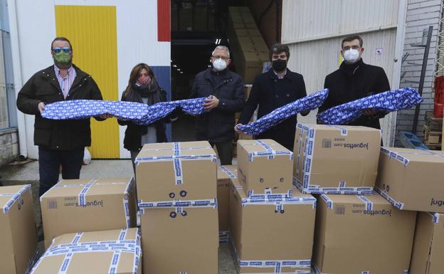 Los responsables de Impulso en la tarde del día 5. 