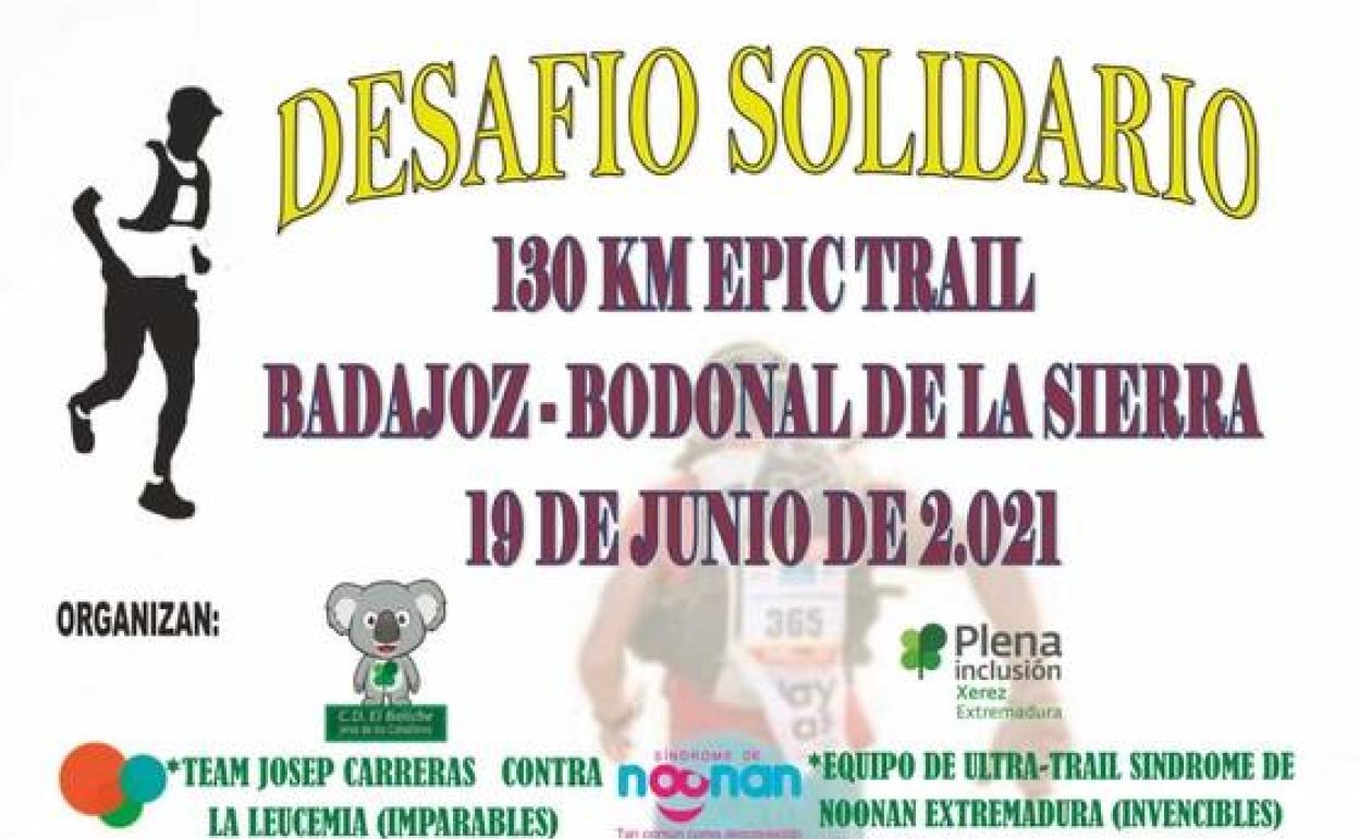 El desafío solidario por las enfermedades raras entre Badajoz y Bodonal de la Sierra recauda más de 13.000 euros