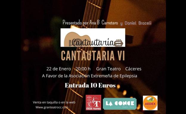 Encuentro solidario de la canción de autor mañana en Cáceres