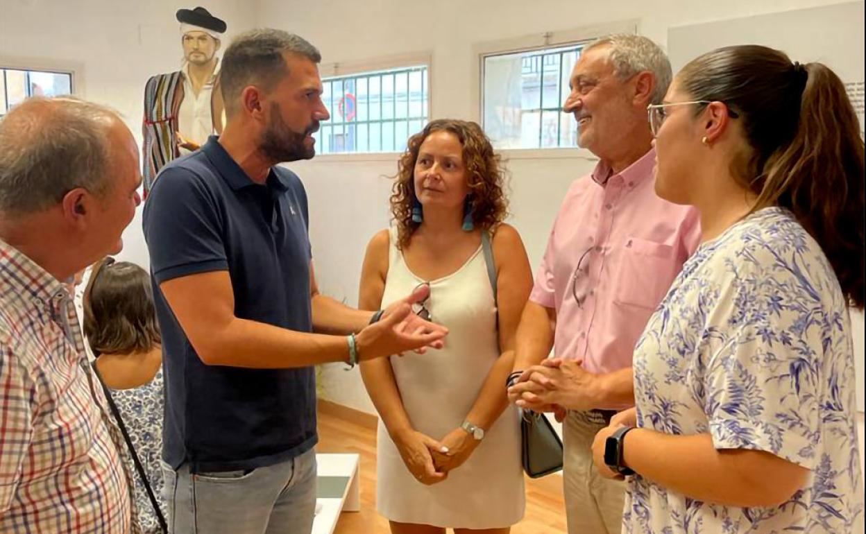 Durante la inauguración 