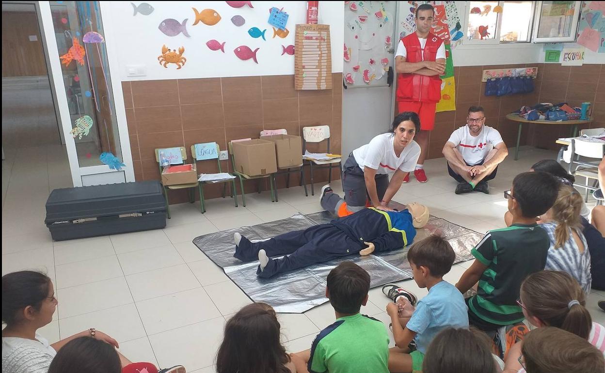 Taller de primeros auxilios. 