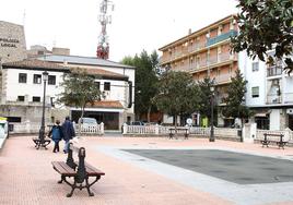 Plaza de la Paz en Coria.