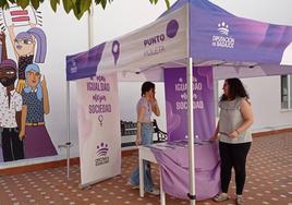 Punto violeta.