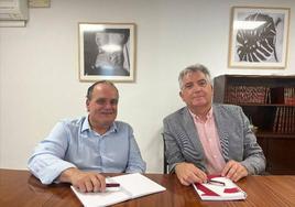 Firma del convenio.