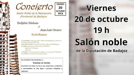 Un alumno egresado del Conservatorio Superior 'Bonifacio Gil' organiza un concierto benéfico a favor de 'Sonrisas en Acción'
