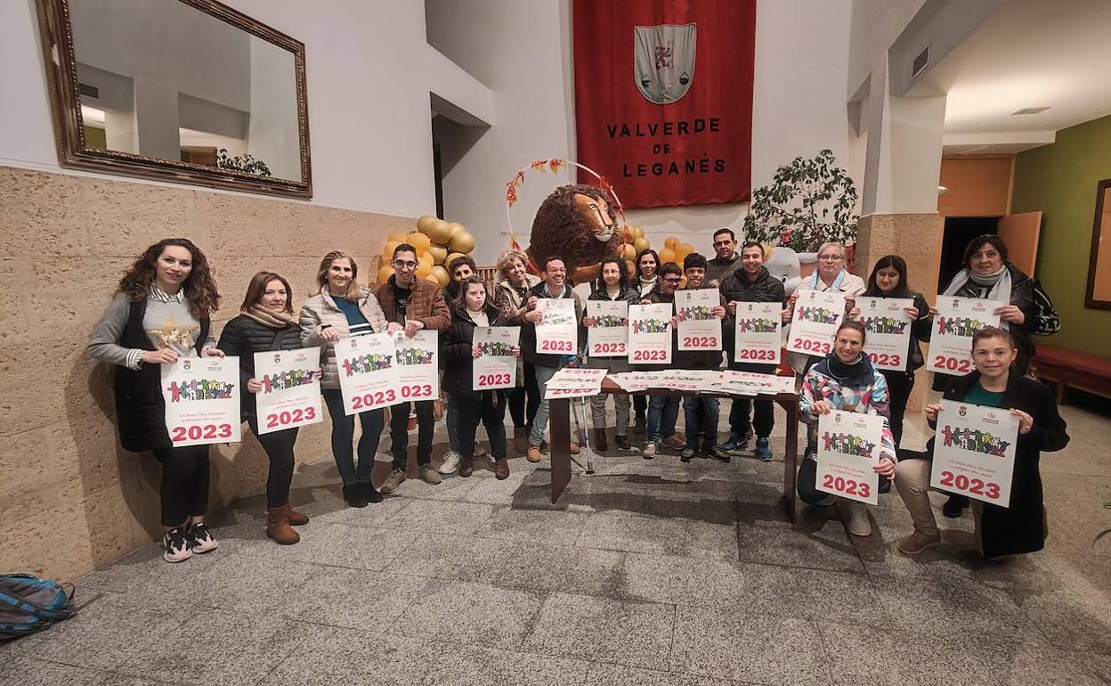La Asociación de Personas con Discapacidad de Valverde presenta sus nuevos calendarios para el 2023