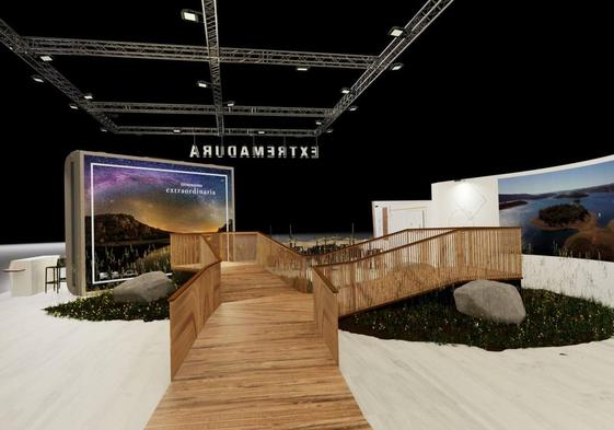 Stand de Extremadura de este año en Fitur