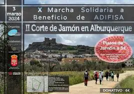 La X Marcha Solidaria recorrerá 11 kilómetros en Alburquerque en beneficio de Adifisa