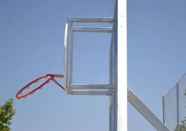 Cancha de baloncesto.