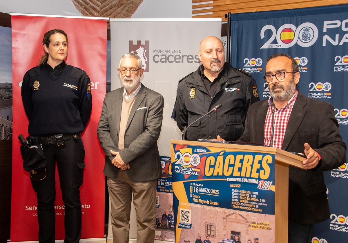 Presentación de la carrera en la Diputación de Cáceres.