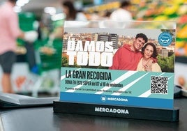 Las 28 tiendas de Mercadona en Extremadura se suman un año más a la Gran Recogida de Alimentos organizada por Fesbal