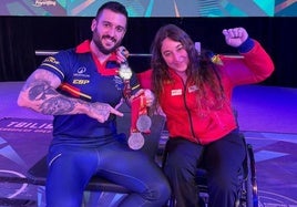 La extremeña Loida Zabala, subcampeona de Europa de halterofilia paralímpica