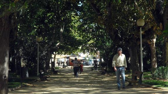Parque López de Ayala de Mérida, donde se celebra el encuentro solidario.