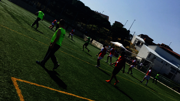 Un momento de la jornada de convivencia deportiva.