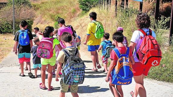 Participantes en los Espacios Educativos Saludables.