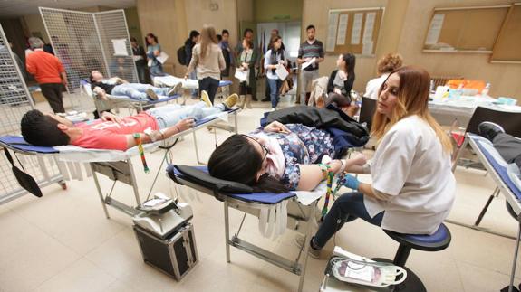 Donación en Cáceres.