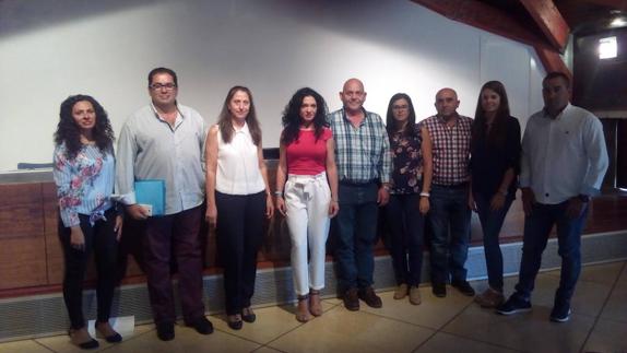 Miembros de la asociación que acudieron a la jornada.