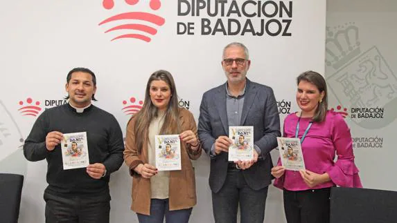 Un momento de la presentación de la carrera solidaria.