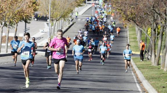 Carrtra solidaria celebrada en 2017 a beneficio de la asociación Down en Cáceres.